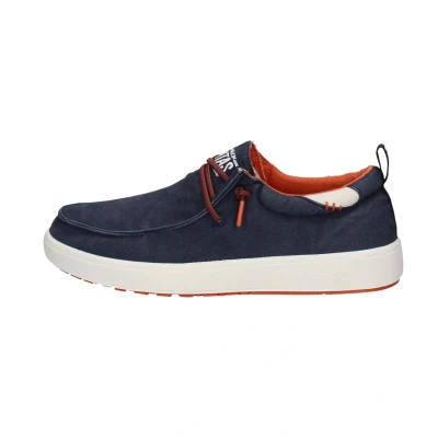 Immagine di Walk in Pitas Biarritz Sneakers basse, Taglia: 43, Navy blue Cotone