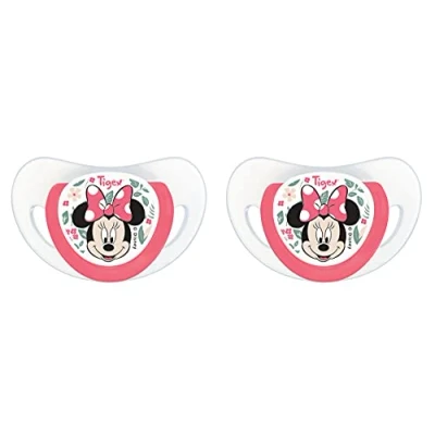 Immagine di Tigex misto due lecca fisiologici silicone più 18 m Minnie, 36 mesi (confezione da 2)