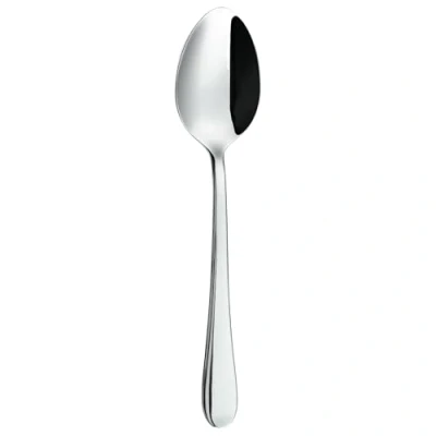 Immagine di Grunwerg DSWDR Windsor Cucchiai da Dessert in Acciaio Inox 18/0 con Finitura a Specchio, Posate Moderne e contemporanee (Confezione 12), Inossidabile