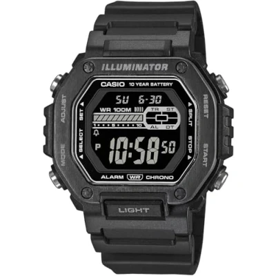 Immagine di Casio Collection men&#039;s digital watch black MWD 110HB 1BVEF resin case and strap
