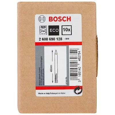 Immagine di Bosch Accessories 2608690128 Scalpello a punta Lunghezza totale 400 mm SDS Max 10 pz.