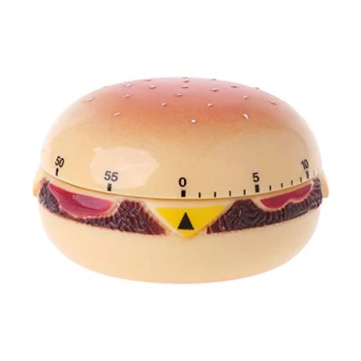 Immagine di Hamburger 60 Timer Meccanico Conto Alla Rovescia Allarme Cucina Promemoria