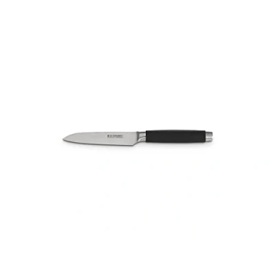 Immagine di Le Creuset Coltello Santoku, Lama in Acciaio Inox 18,8 da 13 cm con filo Liscio Manico Fenolico, Nero,Argento, 98000213000300