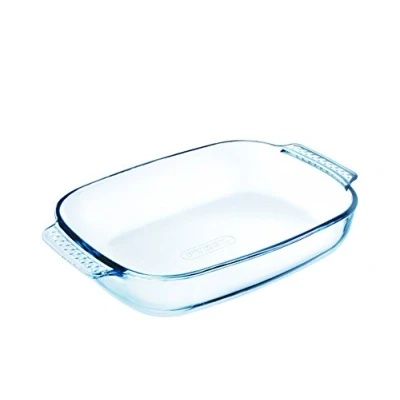 Immagine di Pyrex 229B Teglia Rettangolare, Vetro, Trasparente, 26 x 17 5.5 cm