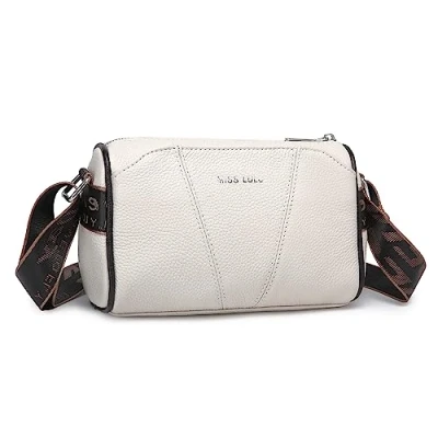 Immagine di Miss Lulu Borsa Donna Pelle Vera Borsetta tracolla Piccola Con larga regolabile