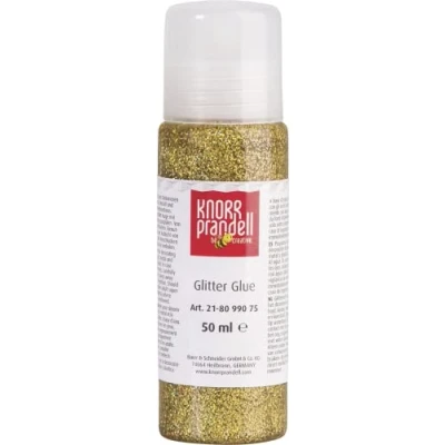 Immagine di Knorr Prandell 218099075 Glitter Glue 50 ml, oro arcobaleno