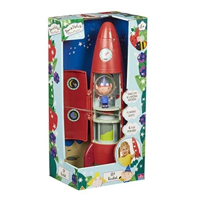 Immagine di Ben &amp; Holly Elf Rocket, Holly&#039;s Little Kingdom, interative Toy, Lights Sounds, Imaginative Play, Gift for 3 6 Year Old