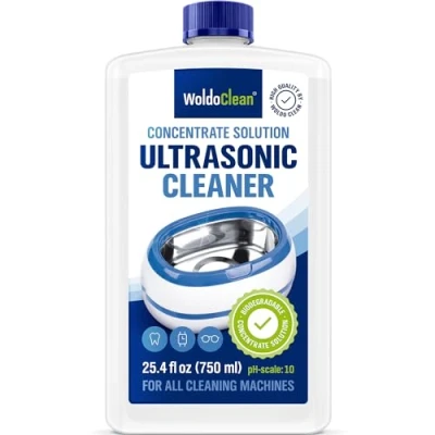 Immagine di WoldoClean detergente a ultrasuoni concentrato 750ml per occhiali e gioielli sufficienti 30 litri di soluzione