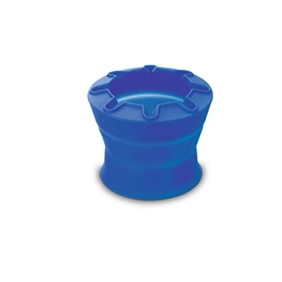 Immagine di Lamy aquaplus 543 Tazza pieghevole con portapennelli, colore blu, ideale per lezioni scolastiche, 1 pezzo (1 pezzo)