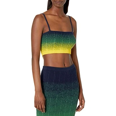 Immagine di The Drop Viv Ombre Bralette da donna, colore blu navy, XL