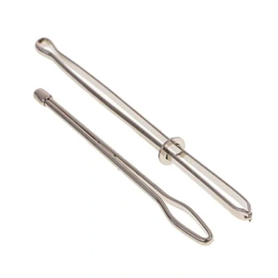 Immagine di 2 pezzi Bodkin aghi infila pinzette inserire nastro elastico facile da in involucri strumenti cucito