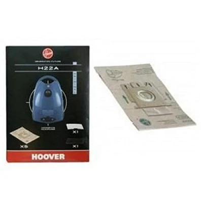 Immagine di Hoover Sacchetto di smaltimento Originale 9173865 Micropower (H22A), Carta, Bianco