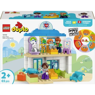 Immagine di LEGO DUPLO Prime Esperienze: Visita dal Dottore, Giocattolo Educativo per Bambini e Bambine da 2 Anni, Giochi di Ruolo Didattici con Personaggi Accessori, Sviluppo delle Abilità Socio Emotive 10449