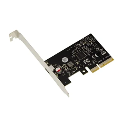 Immagine di KALEA INFORMATIQUE Scheda controller PCIe x4 a 1 porta USB 3.2 Gen 2x2 20G tipo C con chipset ASM3242. Profilo alto e basso