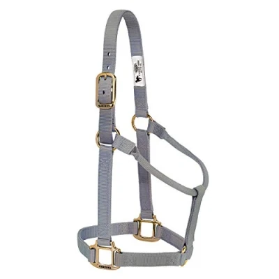 Immagine di Weaver Leather Cavezza Originale Non Regolabile, 2,5 cm, Cavallo Piccolo, Capestro Unisex, Grafite, S Horse