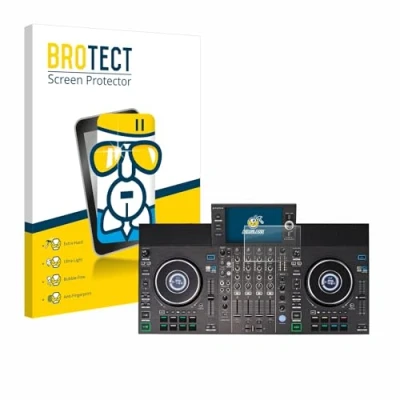 Immagine di brotect Pellicola Protettiva Vetro per Denon DJ SC LIVE 4 Protezione Schermo [Durezza Estrema 9H, Chiaro]