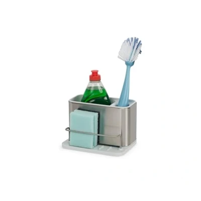 Immagine di Joseph Surface Organizzatore per Lavandino Cucina, Organizer lavello con Appoggia Spugna, Acciaio Inox