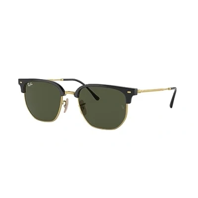 Immagine di Ray Ban NEW Clubmaster Unisex Occhiali da sole, Taglia: 53, Black on arista