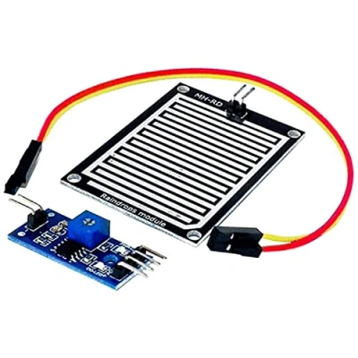 Immagine di AZDelivery Modulo Sensore Pioggia, rilevatore di Acqua Piovana compatibile con Arduino incluso un E Book!