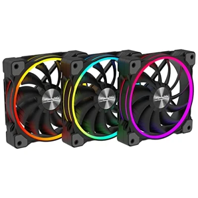 Immagine di Alpenföhn Wing Boost 3 ARGB PWM Ventola per PC case Nero (L x A P) 140 25 mm incl. Illuminazione LED