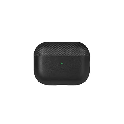 Immagine di Native Union (Re) Classic Custodia in pelle per AirPods Pro 2 Materiali di alta qualità a base vegetale Supporto caricabatterie wireless Compatibile con (Nero)