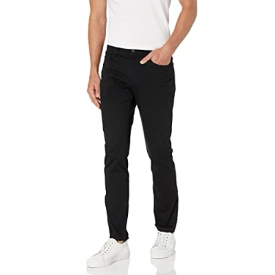 Immagine di Amazon Essentials Chino Elasticizzati Comodi con 5 Tasche Skinny (in precedenza Goodthreads) Uomo, Nero, 29W / 29L
