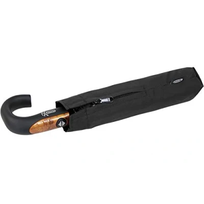 Immagine di iX brella Ombrello tascabile da uomo con sistema di chiusura automatica, colore nero.