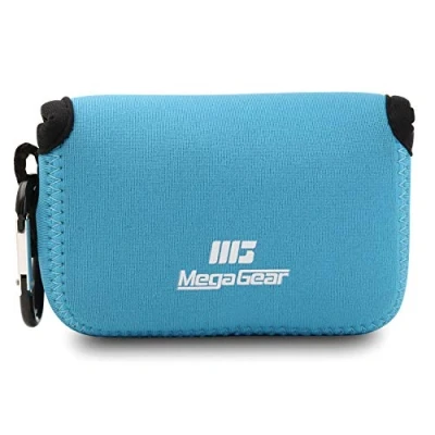 Immagine di MegaGear MG791 Custodia in Neoprene compatibilie con Nikon Coolpix W150, W100, S33 Blu