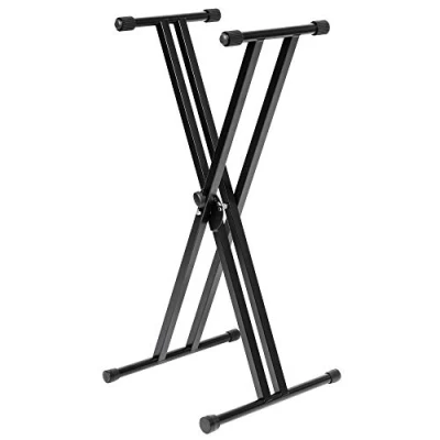 Immagine di Stagg KXS A6 Supporto a X per Tastiera con Doppio Rinforzo
