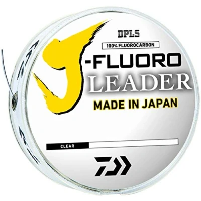 Immagine di Daiwa J Fluoro Cavo in fluorocarburo, 9,1 kg, 91,4 m, trasparente