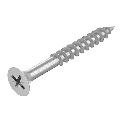 Immagine di SECCARO viti per truciolato 5 x 50 mm, in acciaio inox V2A VA A2, legno con filettatura parziale, Phillips a croce/PZ, 150 pezzi