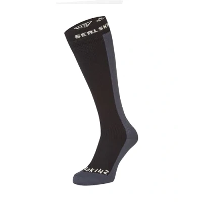 Immagine di SEALSKINZ Worstead, calzini unisex impermeabili al ginocchio, foderati in lana merino, per attività all&#039;aperto, sci ed escursioni invernali, rilasciano calore e umidità