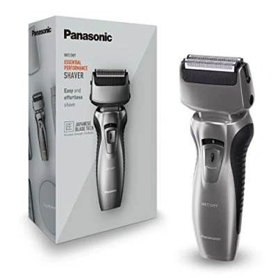 Immagine di Panasonic Es Rw33 H503 Rasoio Elettrico Wet&amp;Dry A 2 Lame, Testina Orientabile 8D, Grigio Scuro, ‎4.2 x 5.7 15.6 Cm