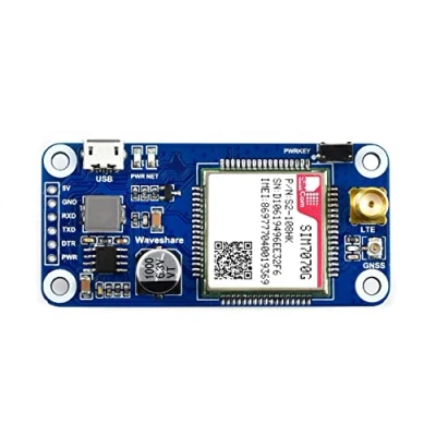Immagine di Waveshare SIM7070G NB IoT/Cat M/GPRS/GNSS HAT for Raspberry Pi, Low Power Narrow Band Cellular IoT Communication Module Global Support with GNSS Positioning