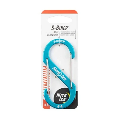 Immagine di Nite ize SBA4 03 R6 Moschettone, Blu, Size 4