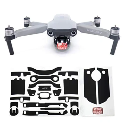 Immagine di WRAPGRADE Skin Compatibile con DJI Mavic Air 2 Accent Color A (Stealth Black)
