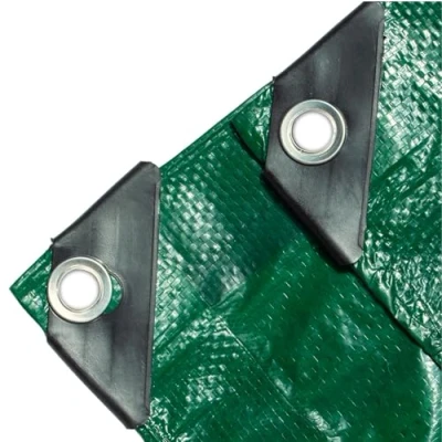 Immagine di Telone protettivo per campeggio, giardino, 2 x 3, 150 g/m², impermeabile, con occhielli, giardino e (2 3)