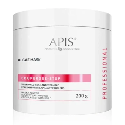 Immagine di Apis Couperose Stop Maschera professionale con alghe di rosa selvatica e vitamina C, 200 g