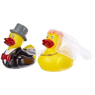 Immagine di Alandra Party Set Regalo Mr And Mrs Duck, Multicolore, 10 x 6 7 Centimeters, DUCKS 001