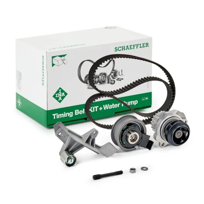 Immagine di INA 530 0546 30 pompa acqua + Kit Cinghia Distribuzione con AUDI: A4 B6 Avant, B7 Sedan, VOLKSWAGEN: Passat B5 GP Variant