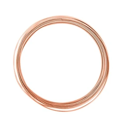 Immagine di Vaessen Creative Filo Piatto in Alluminio, Rame Arancione., 3, 5 x 1 mm m
