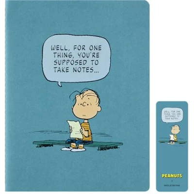 Immagine di Moleskine Peanuts Cahier Journal A Righe, Quaderno Righe Con Copertina Flessibile e Segnalibro Tema, 16 Fogli Staccabili, Formato XL 19 x 25 cm