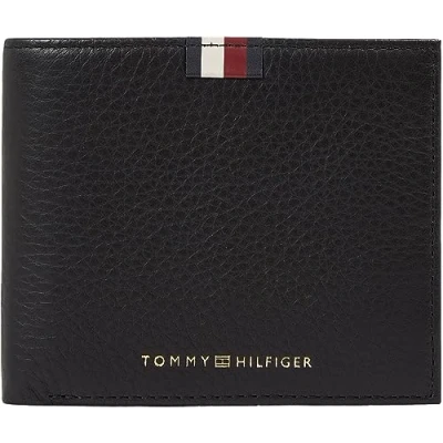 Immagine di Portafoglio con portamonete Tommy Hilfiger Th Prem Lea Cc And Coin Nero