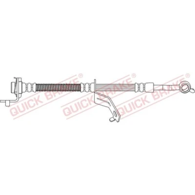 Immagine di QUICK BRAKE 50.721 Tubi Freno 520mm con filettatura interna