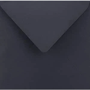 Immagine di Netuno 100 buste quadrate colorate blu scuro 153 x mm 115g Sirio Color Dark lettera eleganti carta colorata per compleanno matrimonio partecipazioni inviti envelope