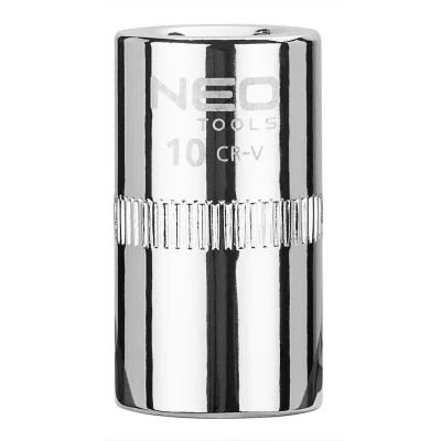 Immagine di NEO TOOLS 08 228 Serie di bussole 1/4 3124 10 mm Acciaio al cromo vanadio SuperLock