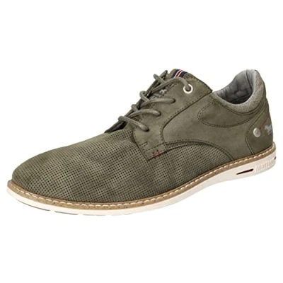 Immagine di Mustang Shoes 4150 305, Scarpe Stringate Uomo, Olive, 41 EU