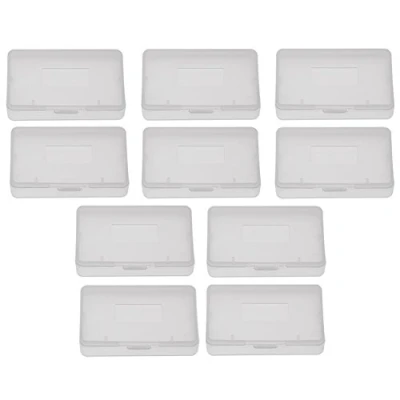 Immagine di Yunir Custodia per Cartuccia da 10 Pezzi GBA, Gioco in ABS Trasparente Anti Polvere 6,5 * 4 0,8 cm Game Boy Advance GBA