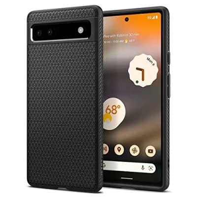 Immagine di Spigen Cover Liquid Air Compatibile con Google Pixel 6a Nero