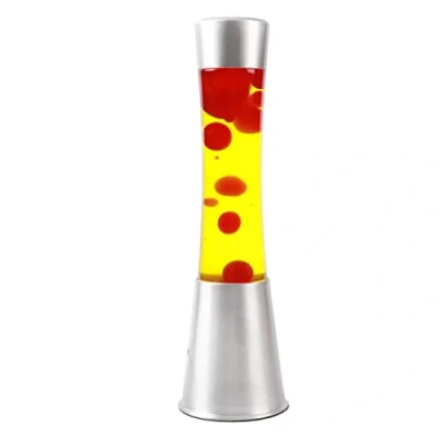 Immagine di I TOTAL® Lava lamp Magma / 40 CM (argento gialla/rossa)